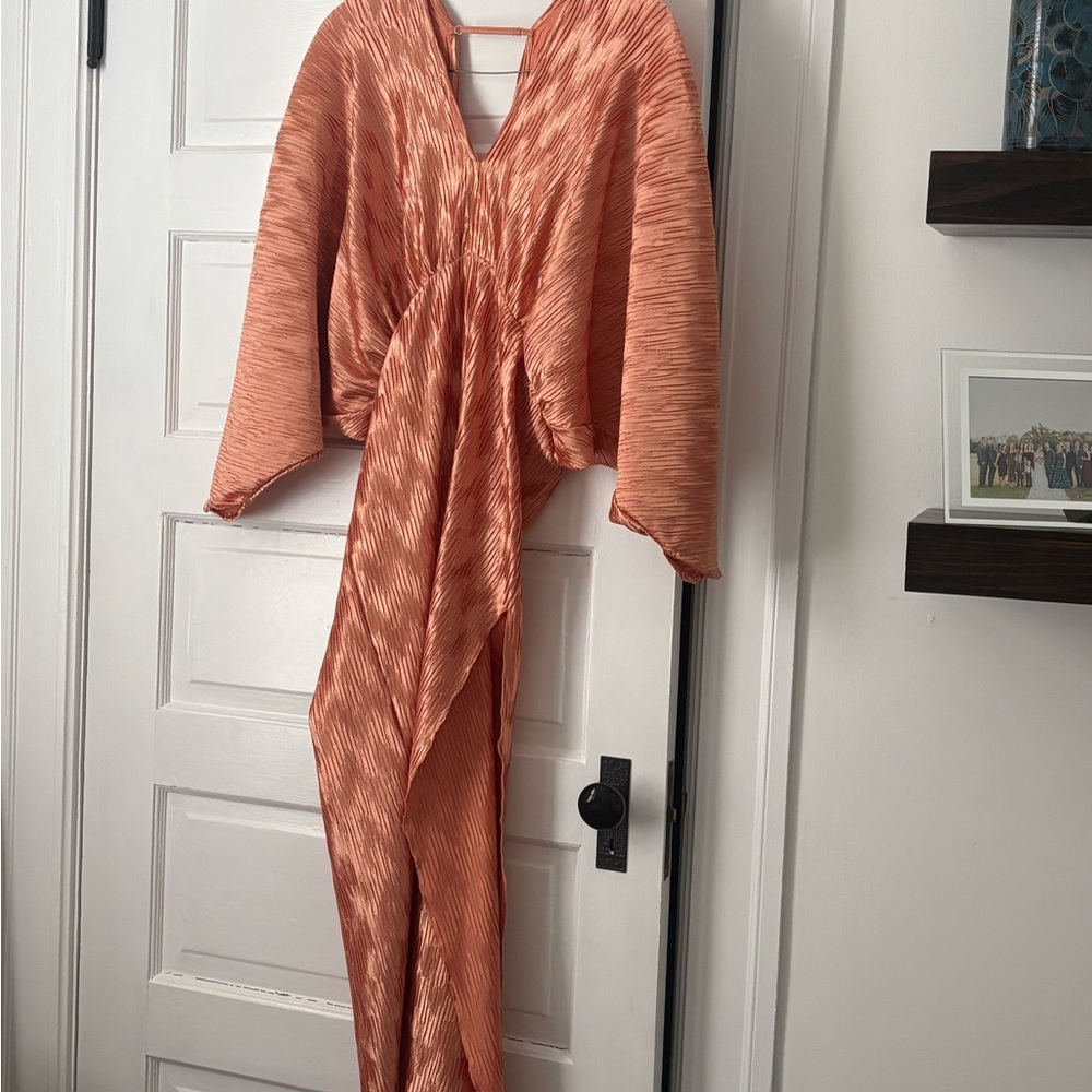 Anthropologie L’dee brand Elegant Orange dress